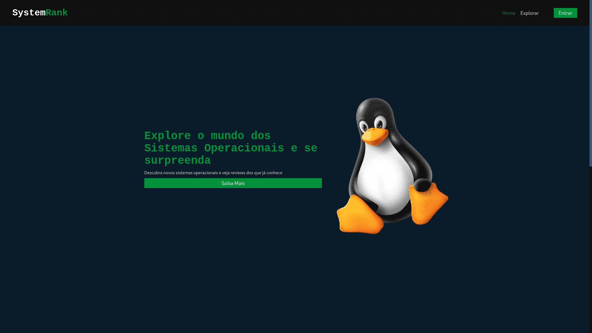 Imagem do projeto: SystemRank - MonoRepo